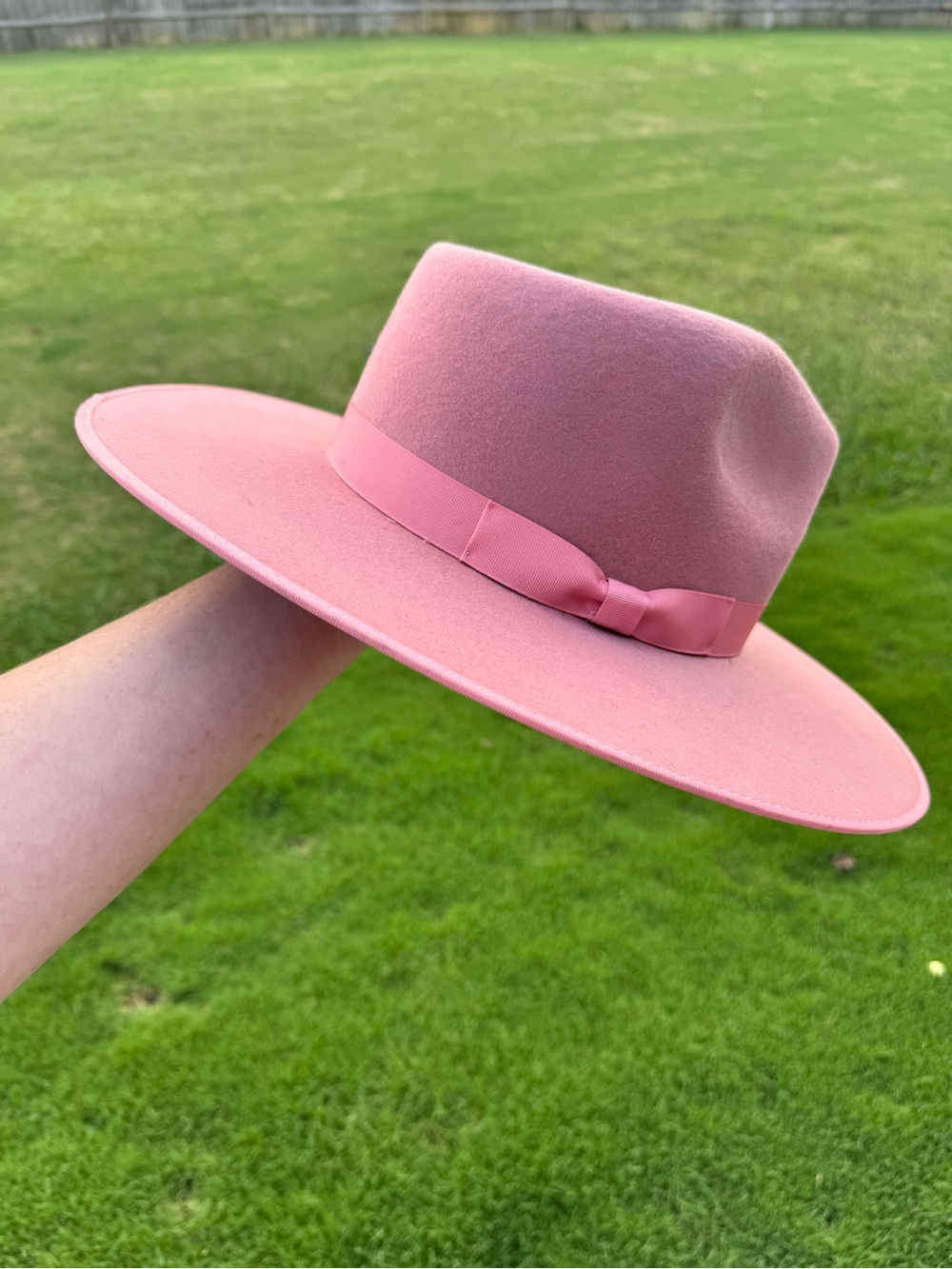 Lack of Color - Rose Pink Rancher fedora hat - Wool